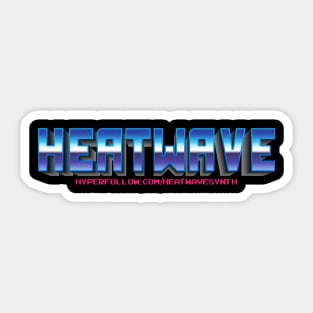 HEATWAVE 2023 LOGO #4 Sticker